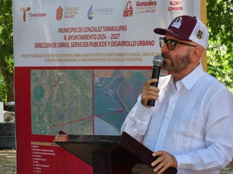 Presenta Miguel Zúñiga proyecto que garantiza agua para González