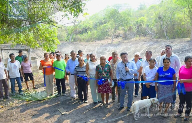 Continúa la entrega de obras de gran beneficio social en las comunidades de Tantoyuca