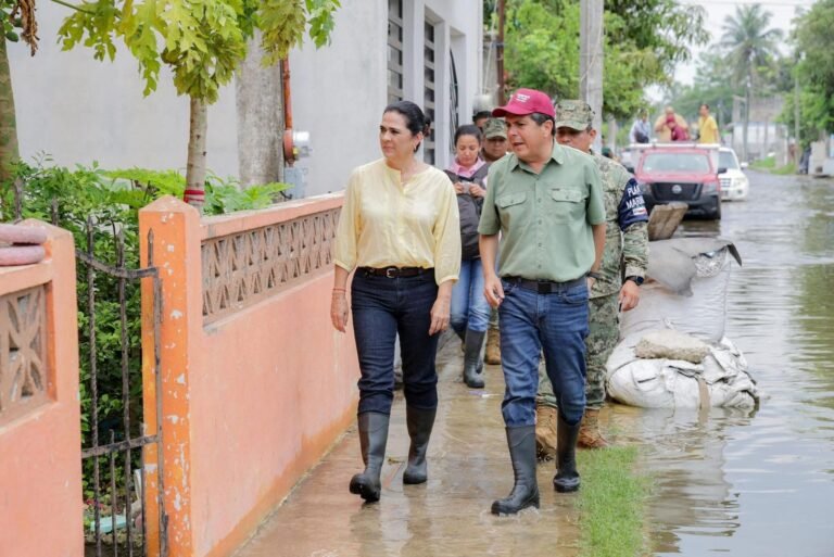 Instala Mónica Villarreal Centro de Control y Coordinación en Sector Moscú