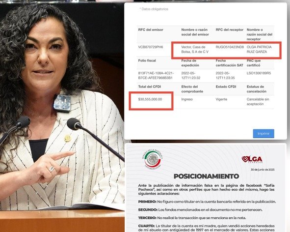 Se enciende la polémica: Sofía Pacheco responde con firmeza a Olga Sosa tras acusaciones de difundir información manipulada