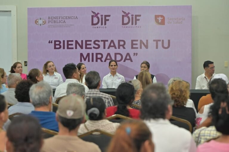 Beneficia Sistema DIF a 600 Personas con Campaña de Salud Visual en Tampico