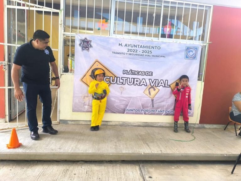Promueven la Cultura Vial entre Niños de Tantoyuca
