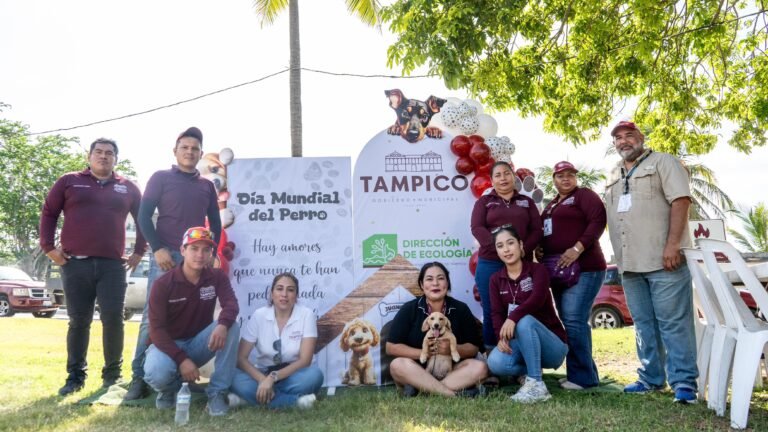 Gobierno de  Tampico Celebra el Día Mundial del Perro en la Laguna del Carpintero