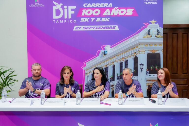 Anuncian Mónica y Luz Adriana Villarreal, Carrera Atlética Para Conmemorar 100 Años del Edificio DIF Tampico