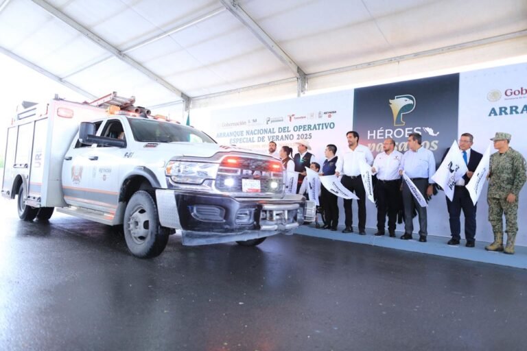 Dan banderazo de arranque nacional al Operativo Especial de Verano Héroes Paisanos 2025 en Tamaulipas