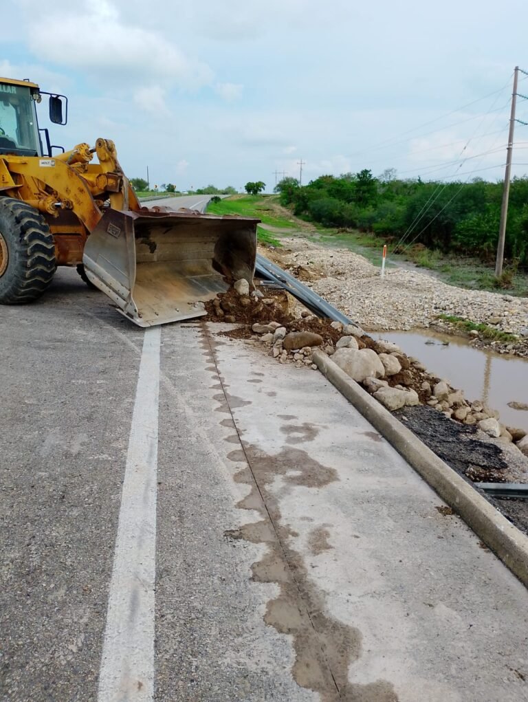 Inicia Gobierno de Tamaulipas reparación de carreteras y caminos afectados por lluvias