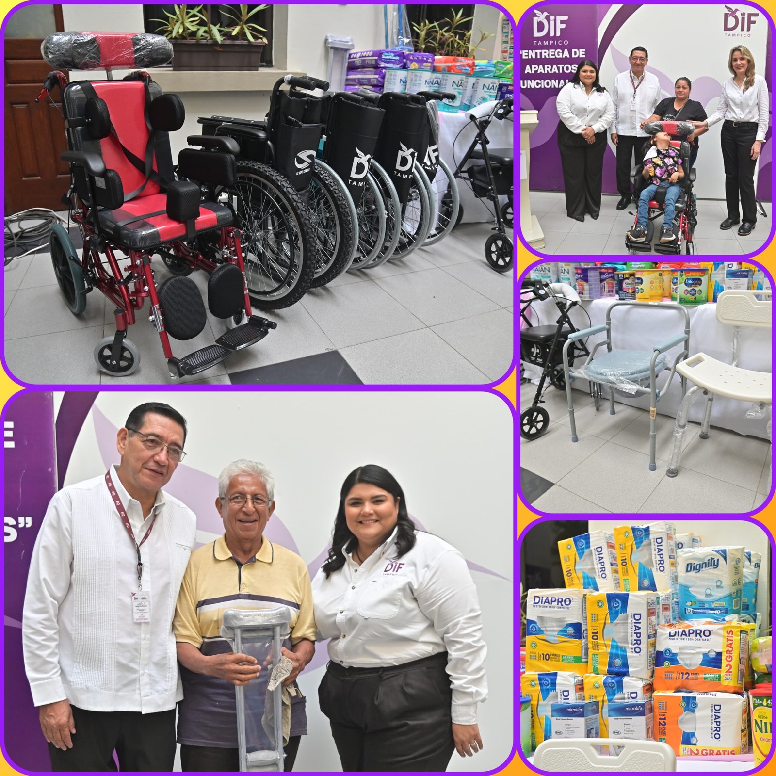 Realiza DIF Tampico Quinta Entrega de Aparatos Funcionales