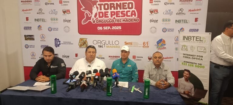 Organiza TEC Madero Torneo de Pesca por 71 Aniversario