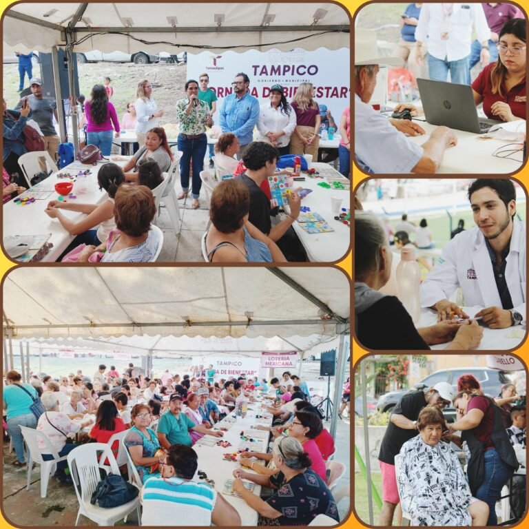 Gobierno Municipal de Tampico realiza Jornada de Bienestar en la colonia Jesús Elías Piña