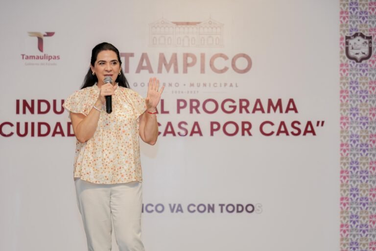 Inaugura Mónica Villarreal Anaya el Programa Piloto “Cuidadoras Casa por Casa” en Tampico