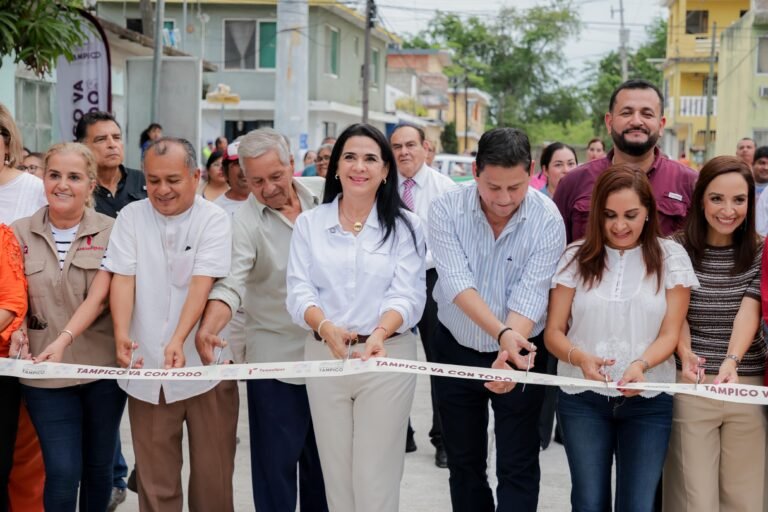 Arranca Mónica Villarreal el programa de obra pública municipal con la entrega de la primera de 30 obras