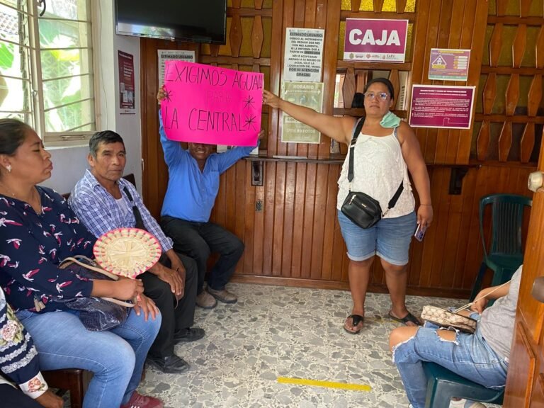 Exigen agua a la CAEV, usuarios de Tempoal