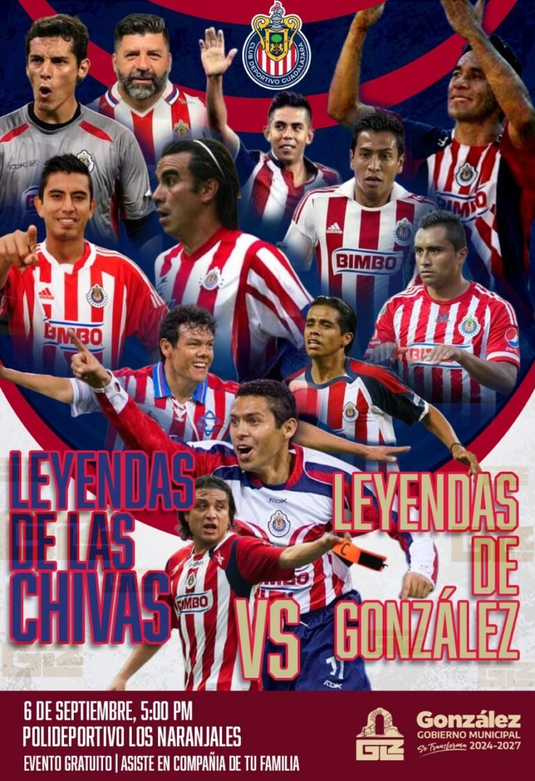 Leyendas de las Chivas Estarán en González: anuncia Gobierno Municipal