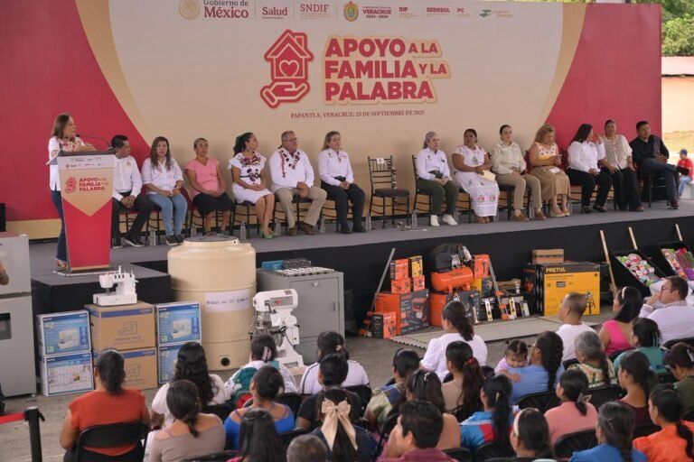 Con programas sociales, Rocío Nahle respalda a las familias de la región Totonaca