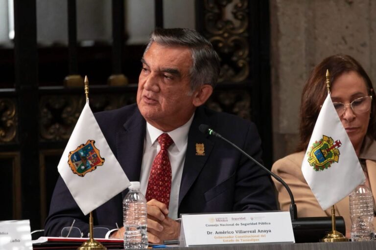 Participa Américo Villarreal en Consejo Nacional de Seguridad Pública; destacan avances en Tamaulipas
