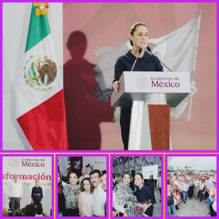 Tamaulipas Avanza de la mano de Claudia Sheinbaum, destaca Mónica Villarreal