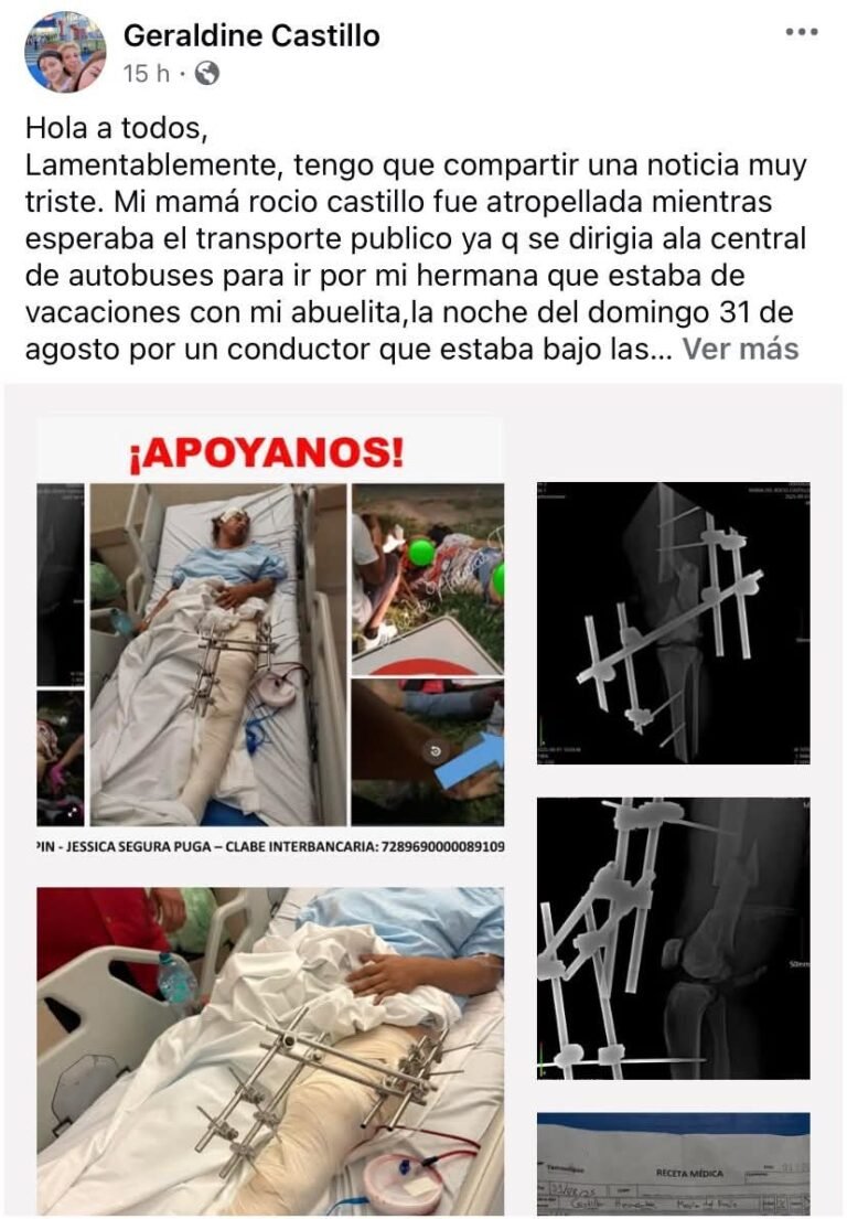 Familiares de mujer arrollada en “El Barquito” piden apoyo y exigen justicia