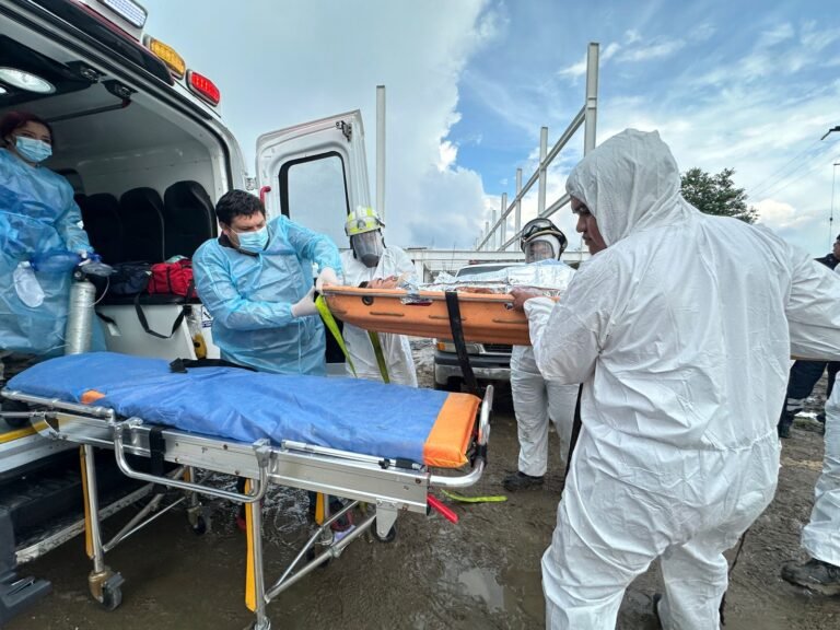 Desarrollan simulacro de fuga de gas-cloro en la planta DUPORT