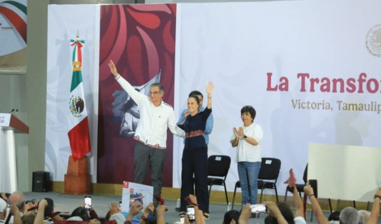Reitera presidenta todo su apoyo para consolidar la transformación en Tamaulipas