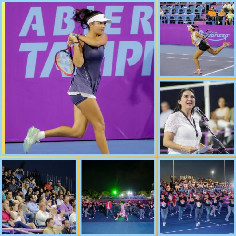Mónica Villarreal Anaya inaugura el Abierto Tampico 2025