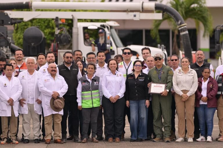 Rocío Nahle agradece la solidaridad de instituciones y estados tras inundaciones en Veracruz