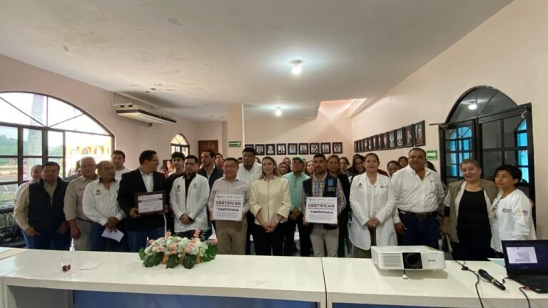 Tantoyuca recibe certificación como Municipio Saludable
