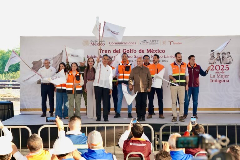 Inicia construcción del tren Nuevo Laredo–Saltillo; será la frontera más importante de América Latina