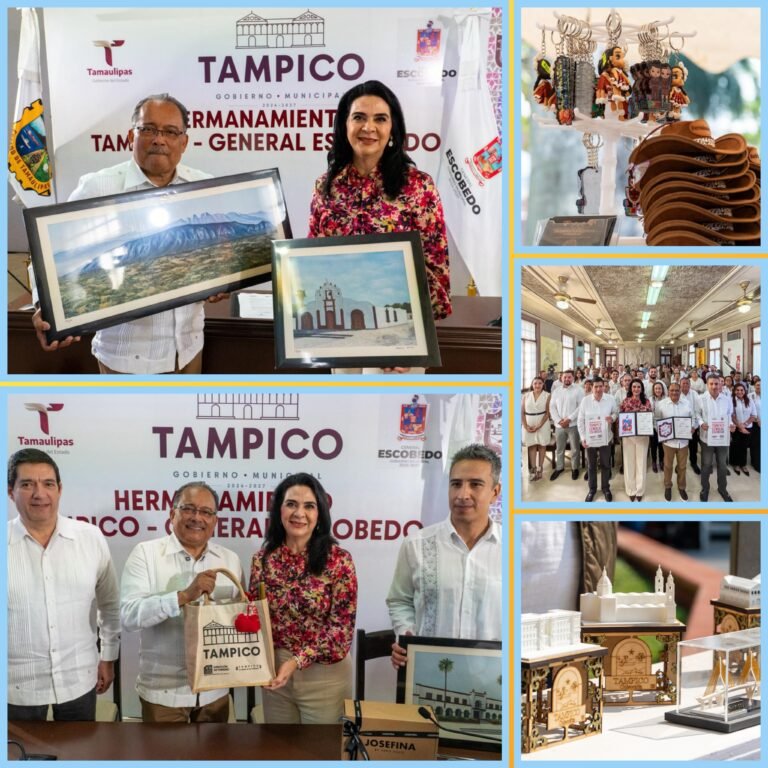 Tampico y Escobedo N.L. firman hermanamiento para el Desarrollo y Cooperación Mutua