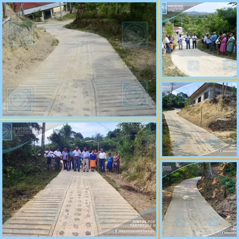 Caminos que dignifican vidas: Tantoyuca transforma su zona rural