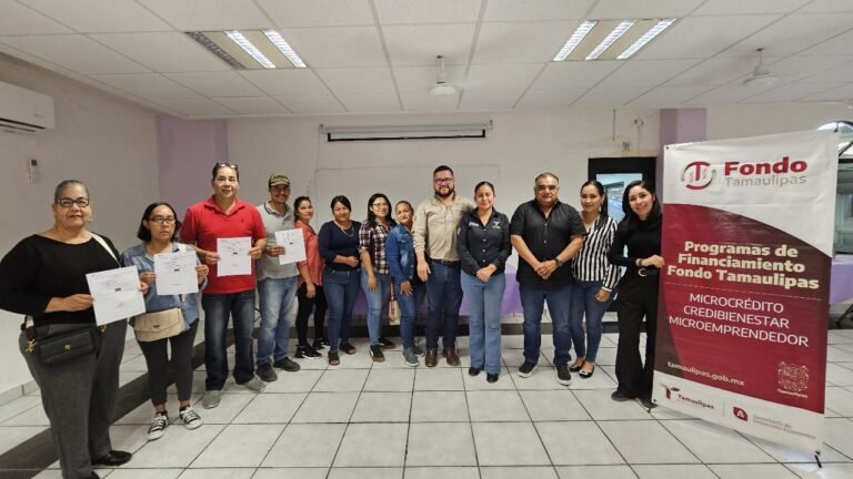 Fondo Tamaulipas y Gobierno de González impulsan el Comercio Local con Entrega de Microcréditos