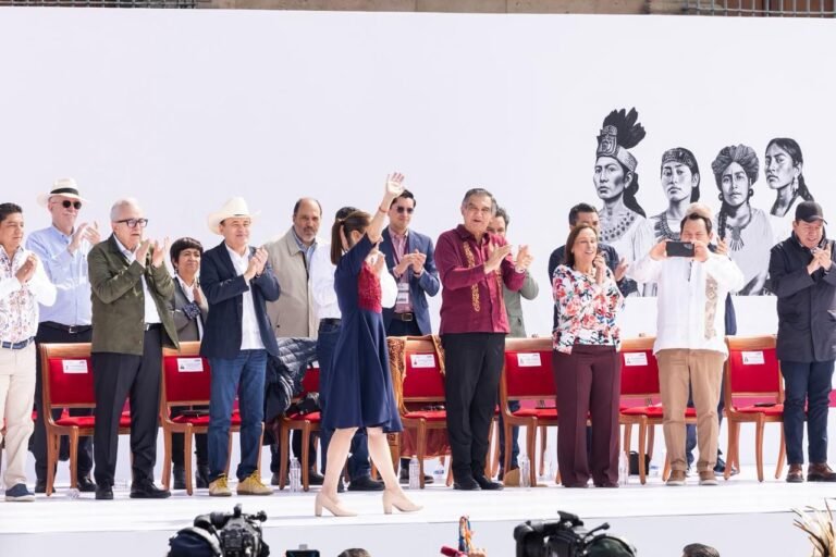 Acompaña Américo a la presidenta Sheinbaum en celebración de 7 años de la 4T