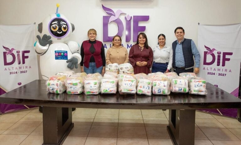 Suma DIF Altamira esfuerzos con iniciativa privada en apoyo a familias vulnerables