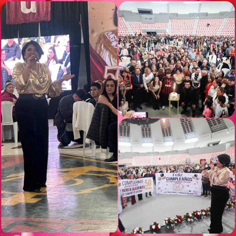 Úrsula Salazar celebra su cumpleaños arropada por miles en el Domo Madero