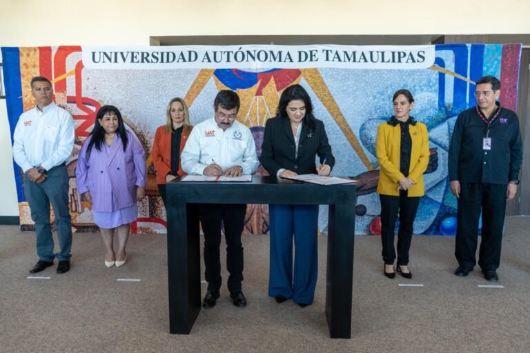 Suscribe Mónica Villarreal Histórico Acuerdo con la UAT para la Creación de Especialidad en Psicología Forense