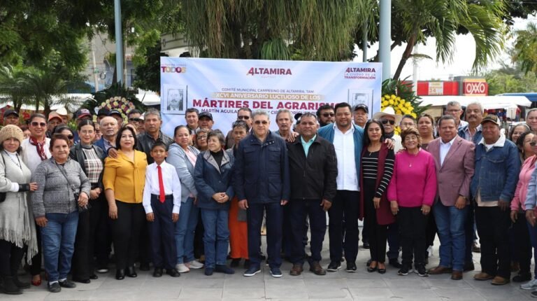 Honra Armando Martínez a mártires del agrarismo altamirense