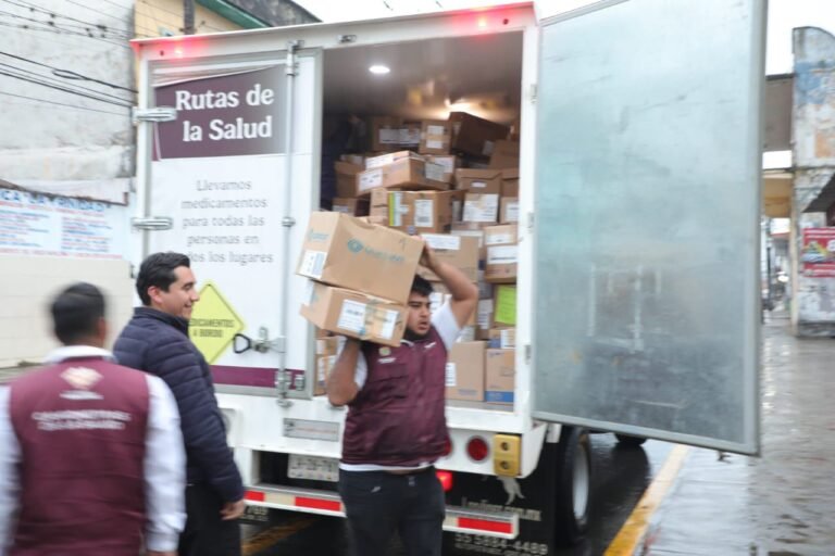 Más de 76 mil medicamentos llegan a la región Córdoba-Yanga para garantizar abasto