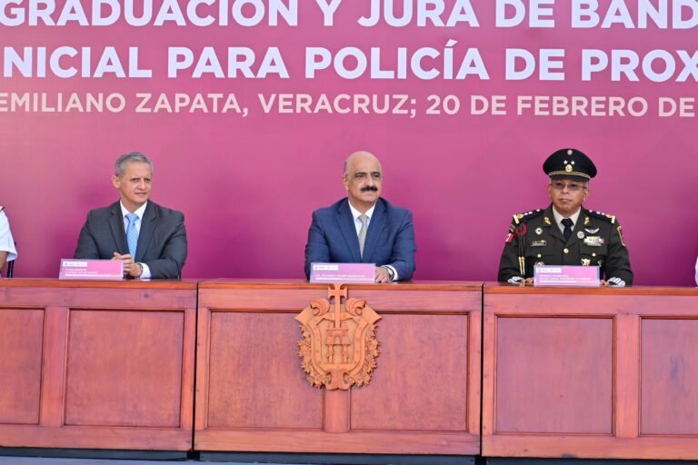 Gobierno de Veracruz reduce 82% costo de formación policial para fortalecer corporaciones municipales