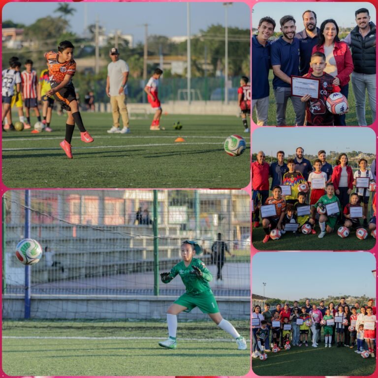 Entrega Mónica Villarreal becas deportivas al 100% para Clínicas de Formación Barca Academy