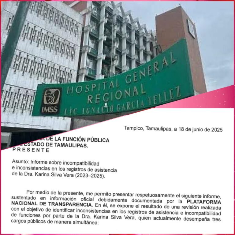 Denuncian presunto fraude laboral de médica con tres plazas activas en instituciones públicas