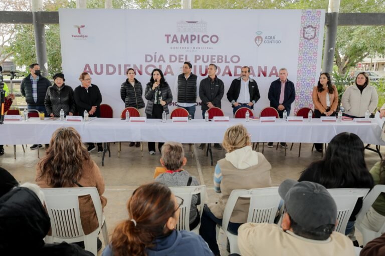 Refuerza Mónica Villarreal gobierno cercano con audiencia pública en la Borreguera