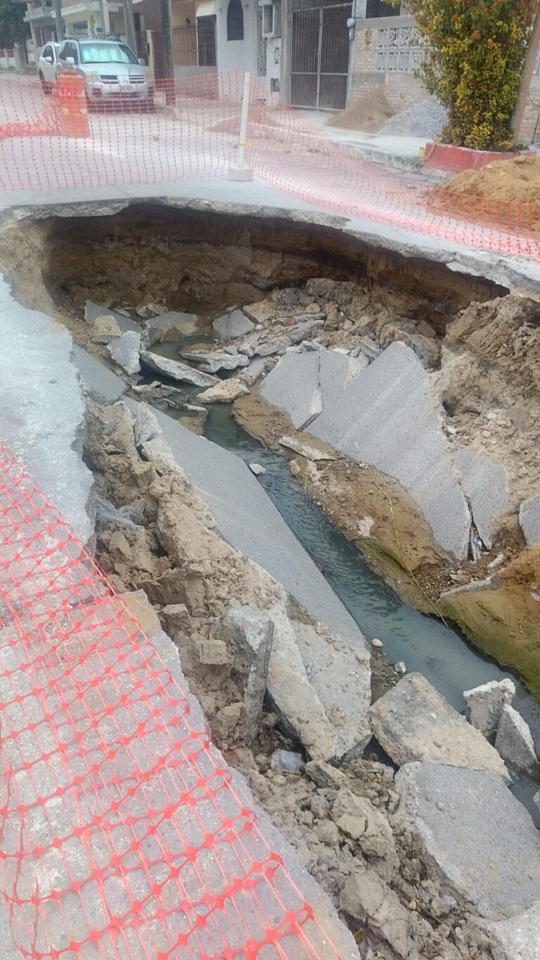 La tierra se está hundiendo 