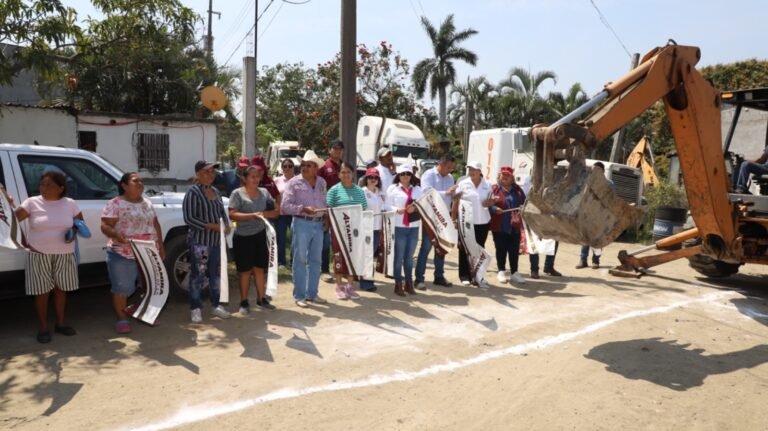 Inicia Armando Martínez obras de infraestructura en distintos puntos de Altamira