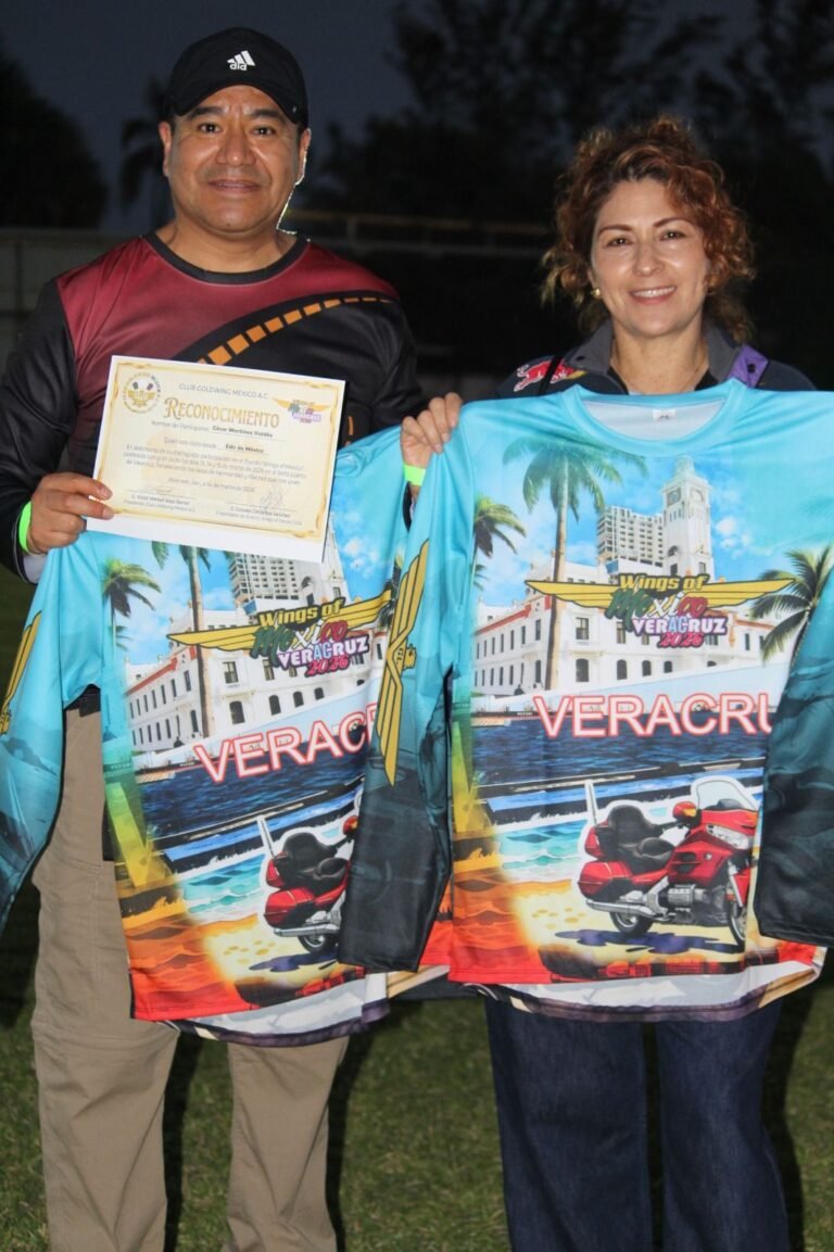 Motociclistas de todo el país se reúnen en Veracruz en la 7ª Reunión Nacional Wings of México