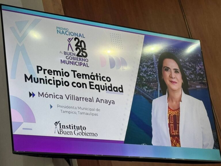 Tampico obtiene Premio Nacional al Buen Gobierno Municipal 2025 por política de equidad