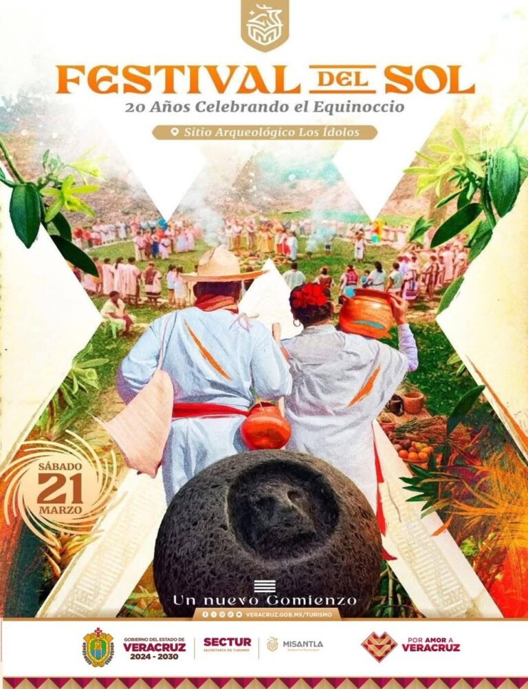 Invita SECTUR al Festival del Sol en el sitio arqueológico Los Ídolos