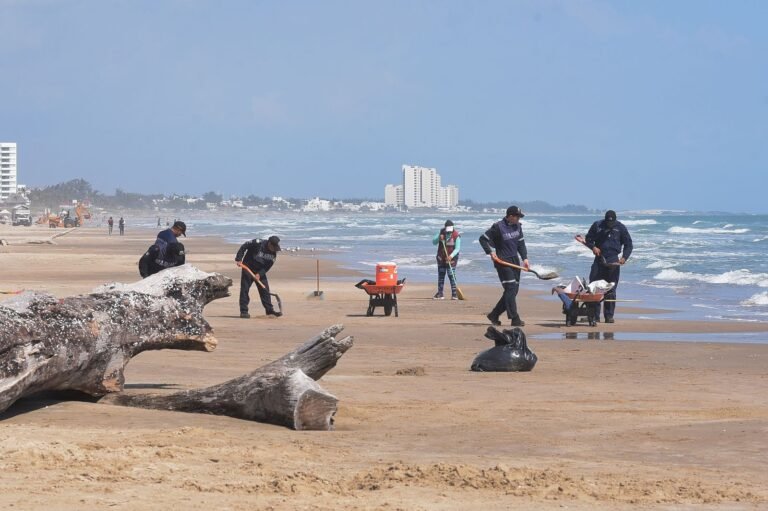 Playas tamaulipecas libres de hidrocarburo