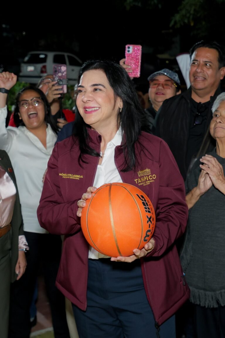 Inaugura Mónica Villarreal Modernización del Parque Deportivo «Baby Pérez»