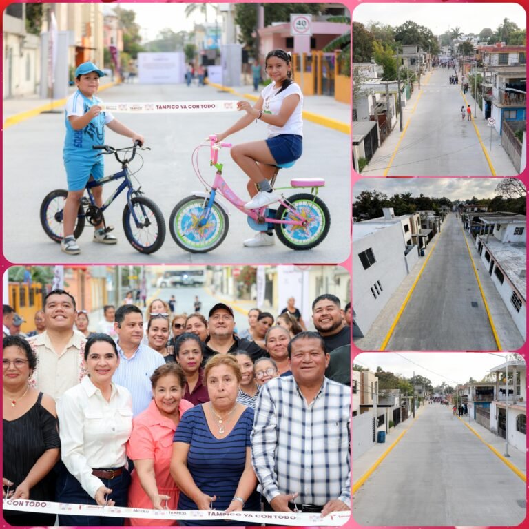 Atiende Mónica Villarreal rezago de más de 40 años con pavimentación en La Arboleda