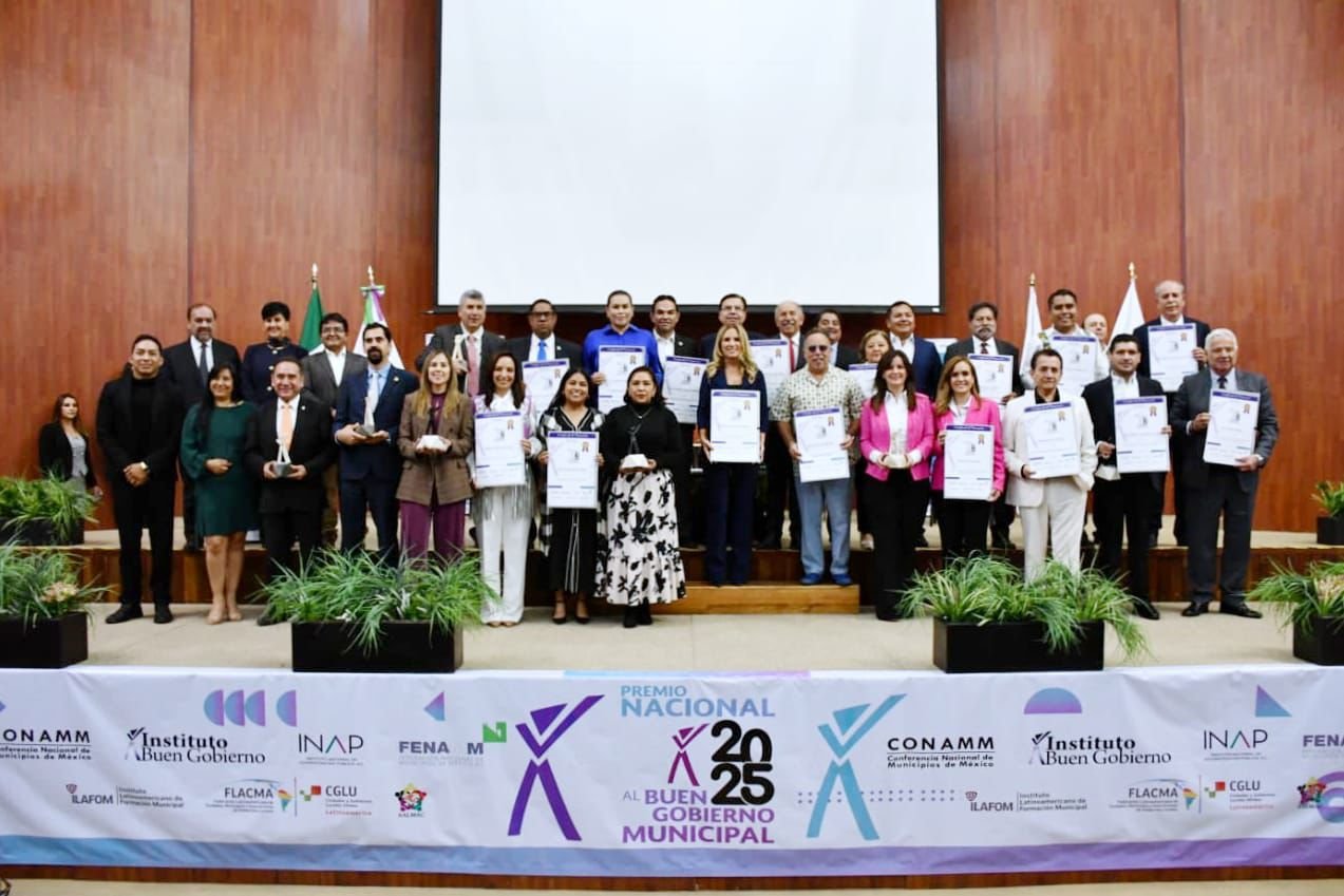 Tampico recibe Premio Nacional al Buen Gobierno Municipal 2025 por políticas de equidad impulsadas por Mónica Villarreal