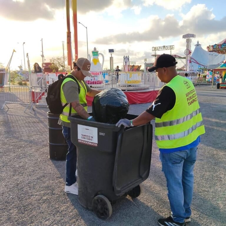 Refuerza Ayuntamiento de Tampico acciones de limpieza durante periodo vacacional